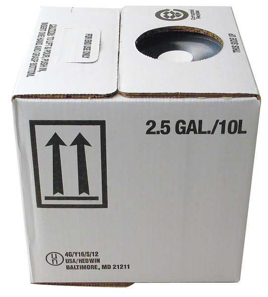 Cubitainer, 9-1/2 x 9-1/2 x 10 In, Plastic