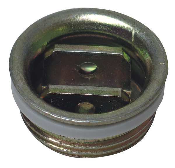 Drum Plug, Round Head, 3/4 In., Steel, PK10