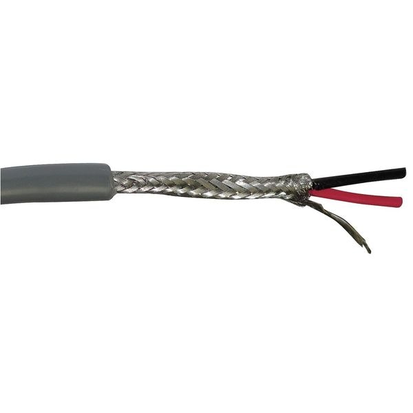 24 AWG 2 Conductor Stranded Multi-Paired Cable 100 ft. GY