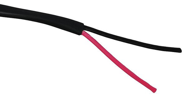14 AWG 2 Conductor Solid Multi-Conductor Cable 1000 ft. BK