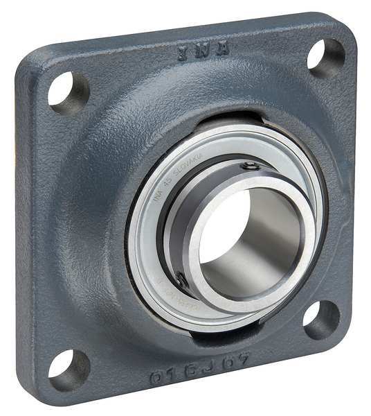 Flange Bearing, 4-Bolt, Ball, 20mm Bore
