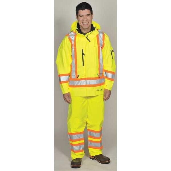 Viking ProfTHOR W/B 300D Safety Jkt Green