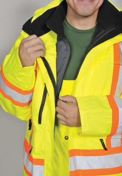 Viking ProfTHOR W/B 300D Safety Jkt Green