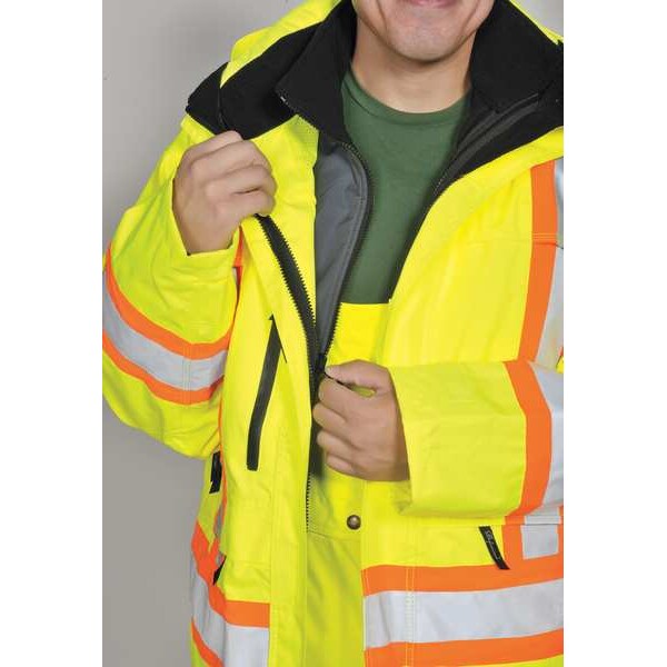 Viking ProfTHOR W/B 300D Safety Jkt Green