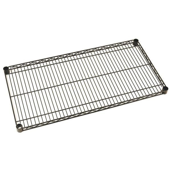 Wire Shelf, 14x30 in., Black Epoxy, PK4