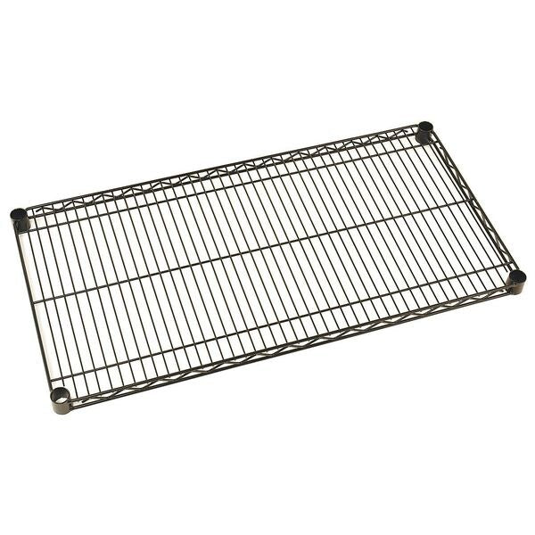 Wire Shelf, 21x36 in., Black Epoxy, PK4