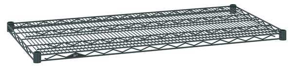 Wire Shelf, 18x48 in., Smoked Glass, PK4