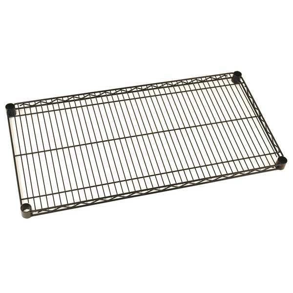 Wire Shelf, 21x36 in., Black Epoxy Coat