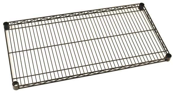 Wire Shelf, 18x42 in., Black Epoxy Coat
