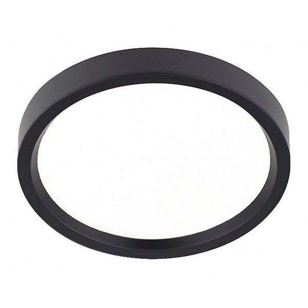Round Downlight, 900 lm, 4000K, Black, 7