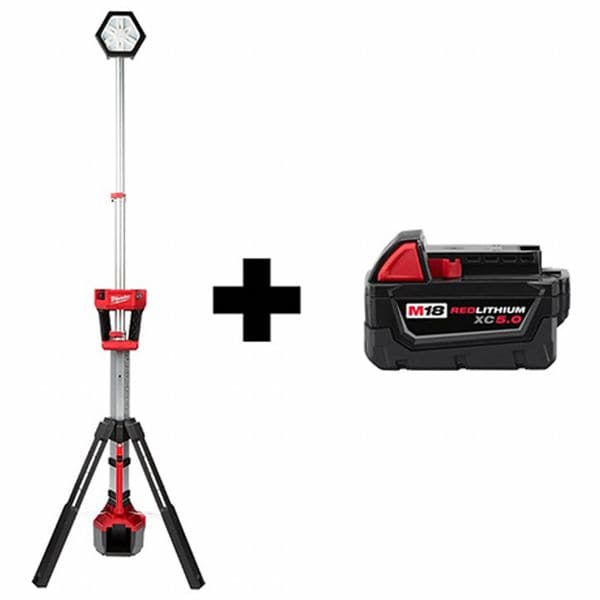 M18â¢ ROCKETâ¢ Dual Power LED Tower Light w/ Battery