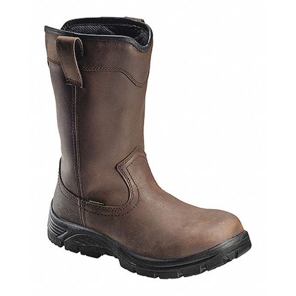 Boot, Wellington, Brown, Leather, 9M, PR