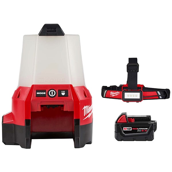Work Light, Headlamp and Battery,