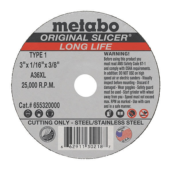 Cutting Wheel, T1, A36XL, 3