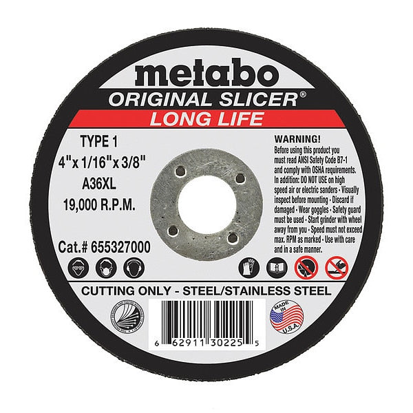 Cutting Wheel, T1, A36XL, 4