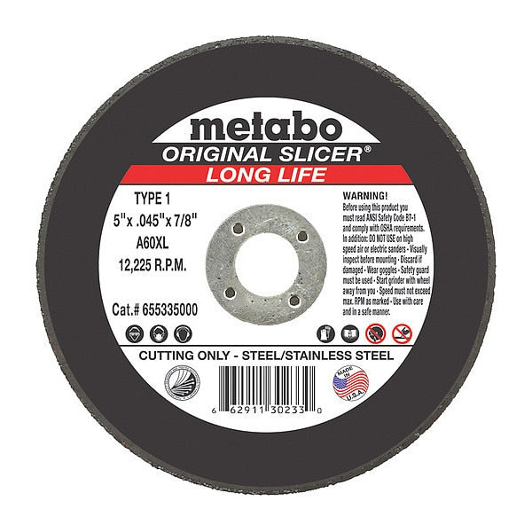 Cutting Wheel, T1, A60XL, 5