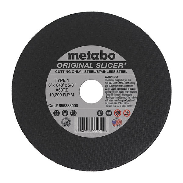 Cutting Wheel, T1, A60TZ, 6