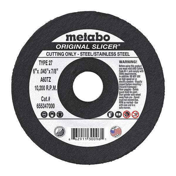 Cutting Wheel, T27, A60TZ, 6