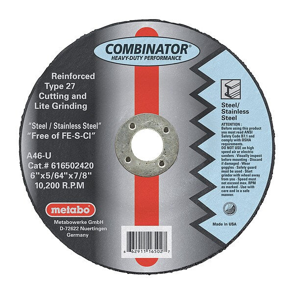 Combo Wheel, T27, A46U, 6