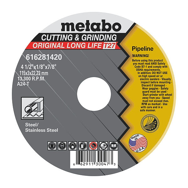 Pipeline Wheel, T27, A24T, 4.5