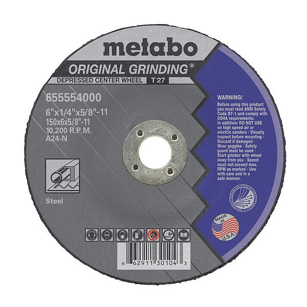 Grinding Wheel, T27, A24N, 6