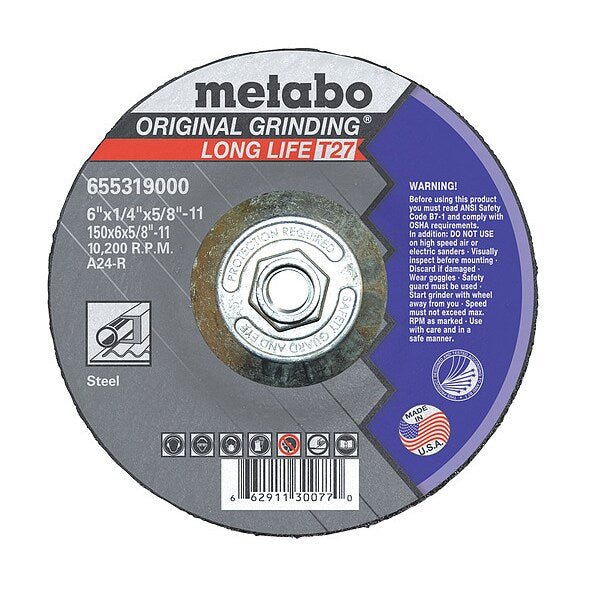 Grinding Wheel, T27, A24R, 6