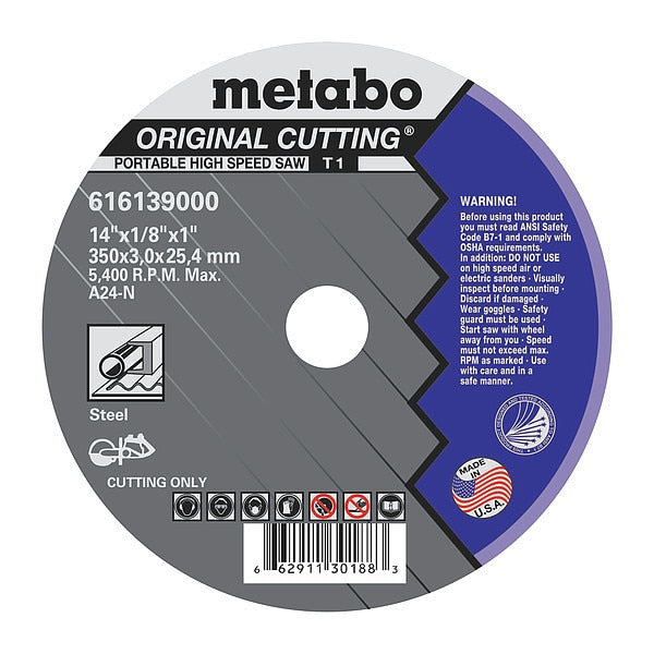 CutOff Wheel, T1, A24N, 14