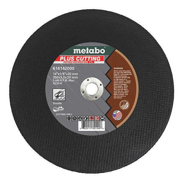 CutOff Wheel, T1, AC24R, 14