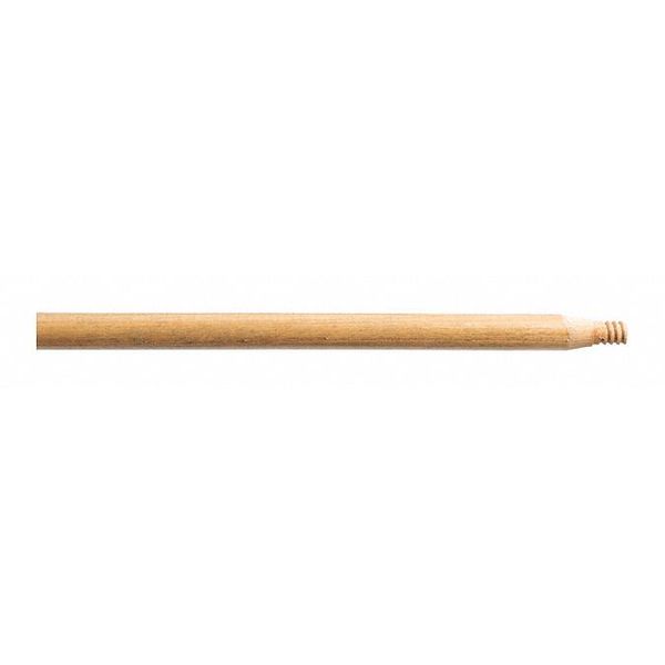 6' Threaded Handle - Lacquered Hardwood, 1-1/8