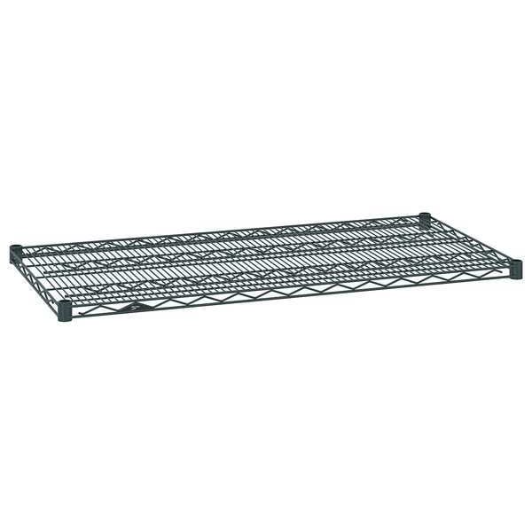 Wire Shelf, 24x48 in., Smoked Glass