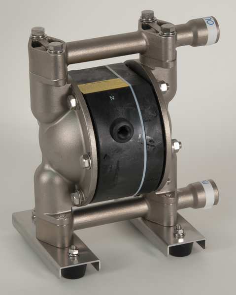 Double Diaphragm Pump, Stainless steel, Air Operated, Santoprene