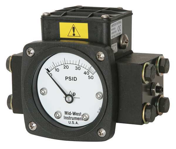 Pressure Gauge, 0 to 30 psi