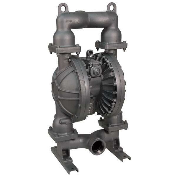 Double Diaphragm Pump, Cast iron, Air Operated, Santoprene, 215 GPM