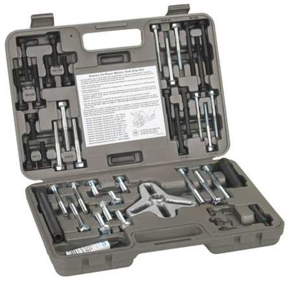 43PC MASTER BOLT GRIP SET, GRADE 8, FLANGE-TYPE PULLERS