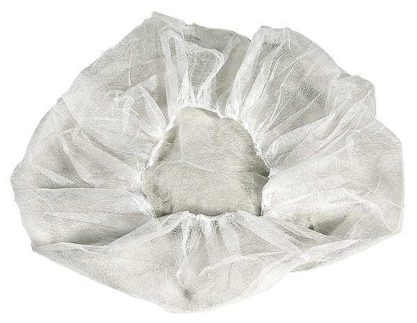 Bouffant Cap, PP, Wht, 18 in, PK1000