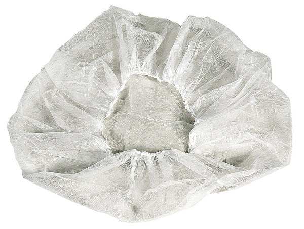 Bouffant Cap, PP, White, 28 in, PK1000