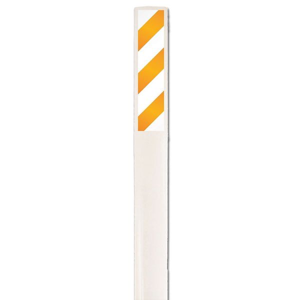 Flexible Marker Stake, Fbrgls, Org/Wht/Wht