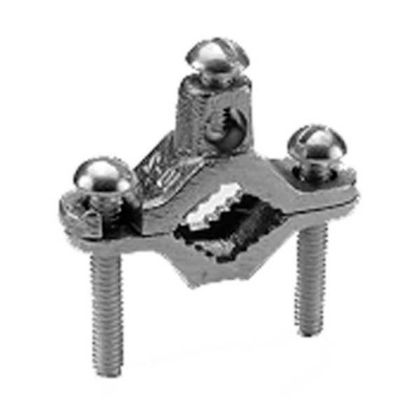 Pipe Ground Clamp, 10AWG, 3.63In