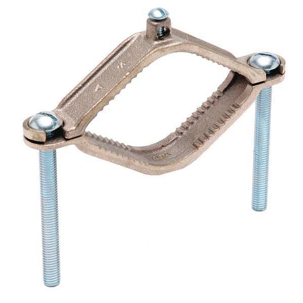 Pipe Ground Clamp, 10AWG, 8.34In