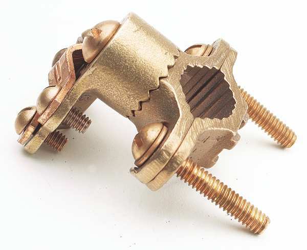Pipe Ground Clamp, 8AWG, 2.89In