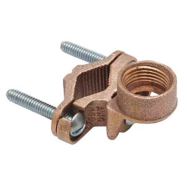 Pipe Ground Clamp, 8AWG, 2.34In