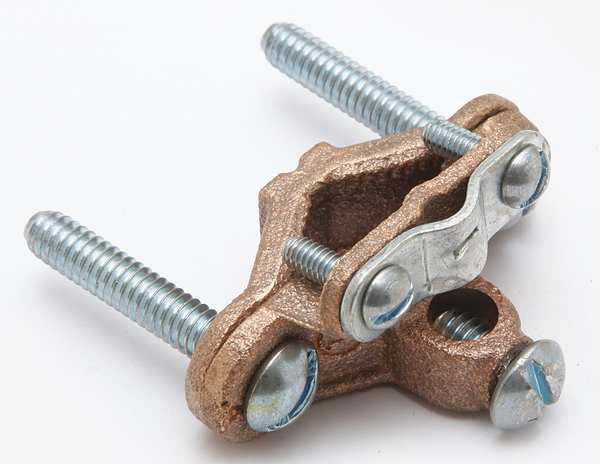 Pipe Ground Clamp, 10AWG, 2.34In