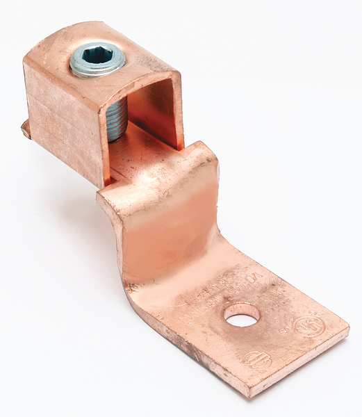 Mechancl Conn, Trminl, 3/0 to 4 AWG, 1 Cond