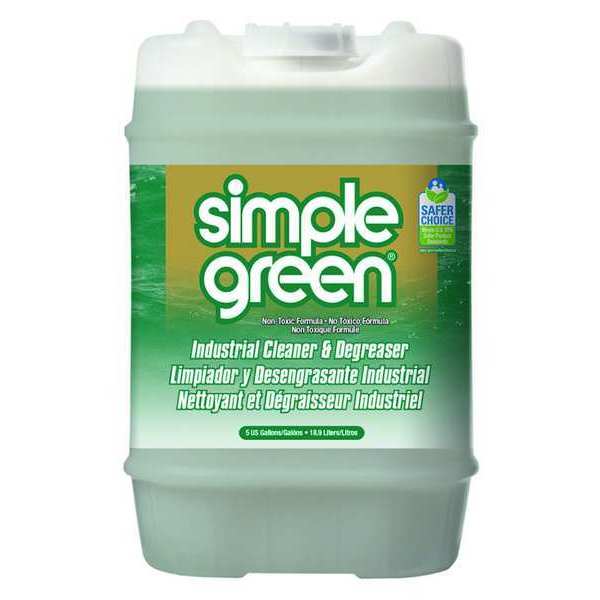 Industrial Cleaner and Degreaser, Pail, 5 gal, Concentrated