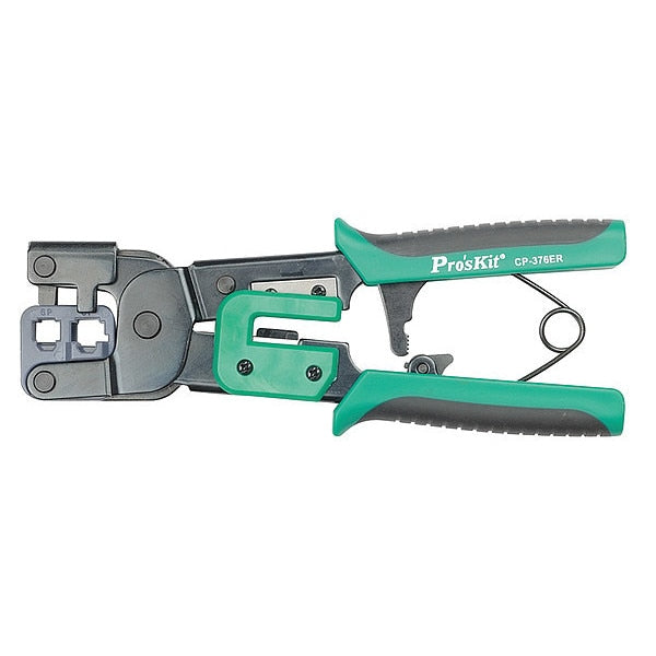8 in Ratchet Crimper 8P8C/RJ-45, 6P2C/6P4C/6P6C RJ-11 and RJ-14