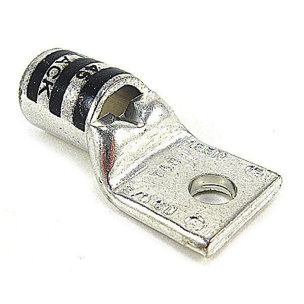 Compression Lug, 2/0 Awg, L 1.65 In, Bk