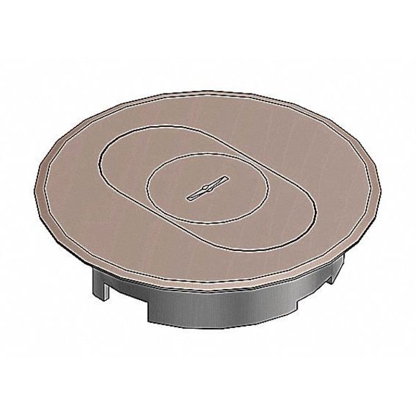 Round Floor Box Pvc 1-1/4In Nps Cvr Car