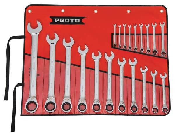 Ratcheting Wrench Set, Combination