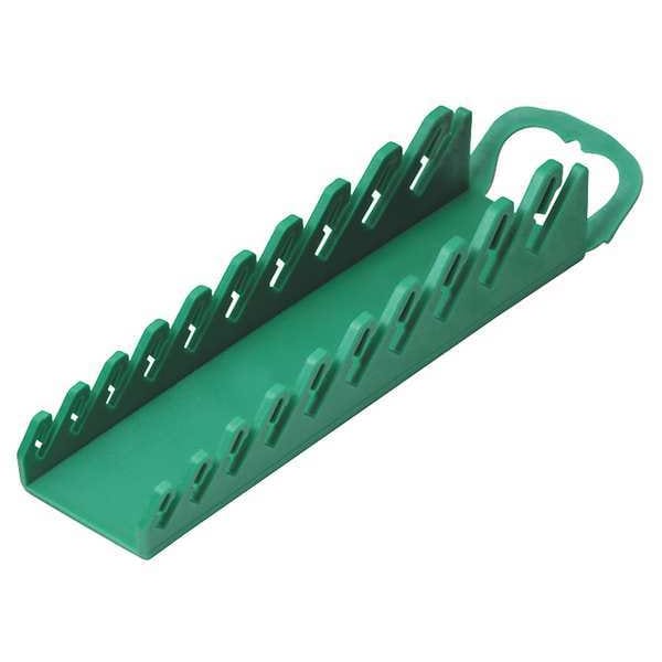 Wrench Rack, 15 Slot, 7-2/5 In. W, Green