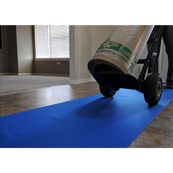 Floor Protection, 27 In. x 180 Ft., Blue